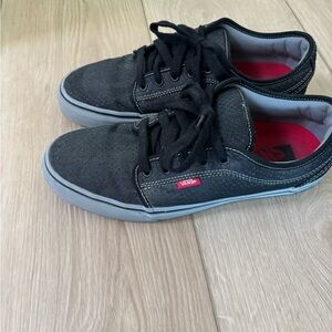 Vans Black and Gray Men's Sneakers